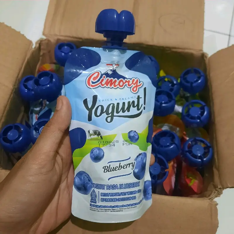 Cimory Yogurt Squeeze 120 gram Thick & Creamy (1PCS) Yoghurt Milk Blueberry Sugar Mangga Drink 5