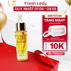 Serum Nhân Sâm Fresh Lady Hỗ Trợ Cải Thiện Nếp Nhăn, Giúp Dưỡng Da Săn Chắc, Hỗ Trợ Mờ Thâm Nám - 15ml