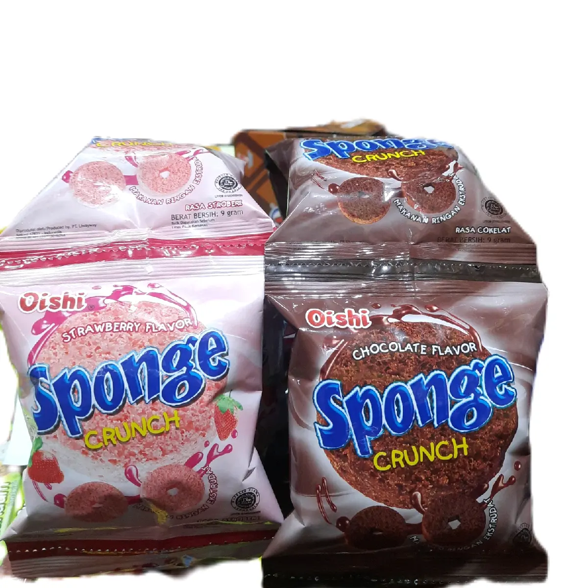 Sponge crunchh isi 10/renceng