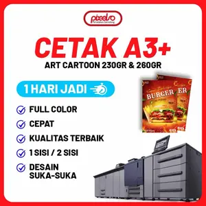 Print A3+ | Cetak A3+ MURAH | Art Carton 230/260 gr| 1 Sisi / 2 Sisi