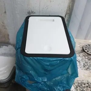 BinBuddy Store Tempat Sampah Dengan Penutup Anti Bau Tempat Sampah Dalam Ruangan Dengan Pegangan Serbaguna HSB602