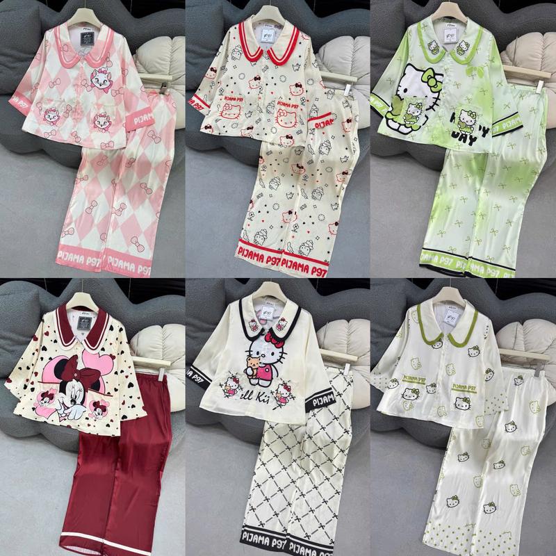 Đồ bộ tay lững lụa latin thiết kế mới size dưới 60kg , đồ bộ nữ mặc nhà thoải mái , pijama nữ , đồ ngủ , bộ ngủ thoải mái , pijama tay lững lụa latin