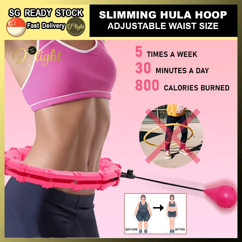 Slimming Hula Hoop Fitness Weight Loss Equipment Waist Exercise Equipment Never Drop Hula Hoops
