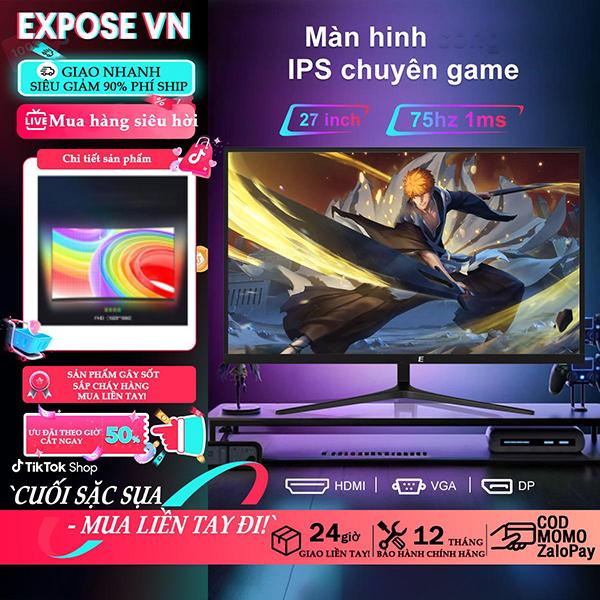 màn hình pc Màn hình chơi game 27" Fast IPS Độ phân giải 2K QHD 2560x1440 Màn hình chơi game 75Hz | Thời gian phản hồi 1ms 1x USB 1.4 1x HDMI 2.0 Hình ảnh sống động