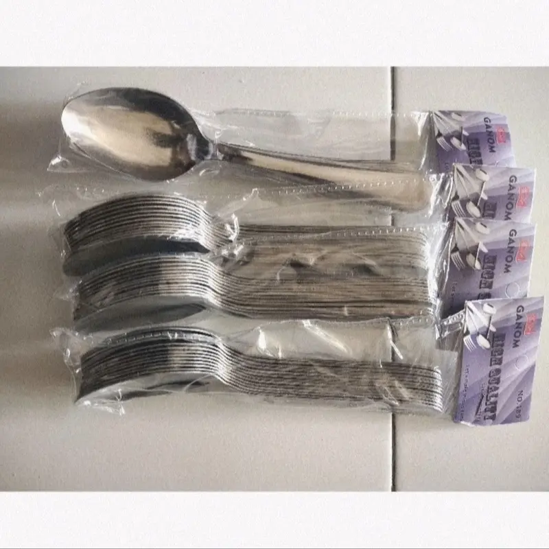 COD 12 Pcs Sendok GANOM No 189 / Sendok Hotel Prasmanan Caffe / Alat Makan Set Elegant Kitchenware 3