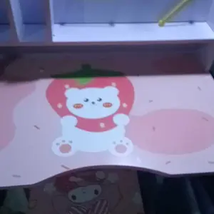 Rum-Meja Belajar Anak Set Kursi Tinggi Dapat Diatur Meja Kursi Anak Dilengkapi Rak Buku Untuk Rumah Tangga Rumahan Tinggi Bisa Disesuaikan