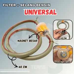 PAKET Selang Bensin Hogama + Filter Bensin Magnet Besar Universal