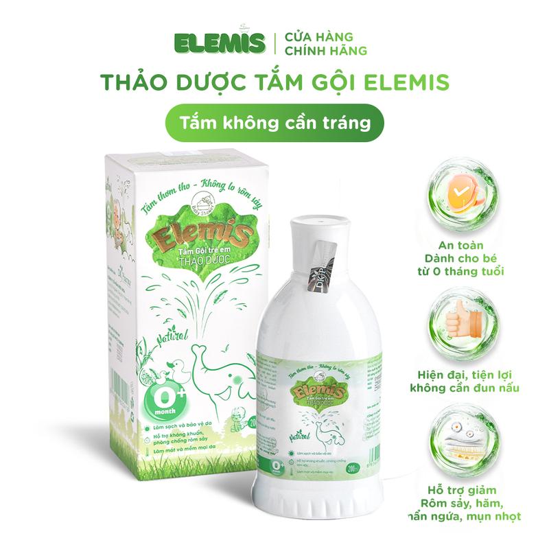  Nước tắm gội thảo dược cho trẻ Elemis 200ml 