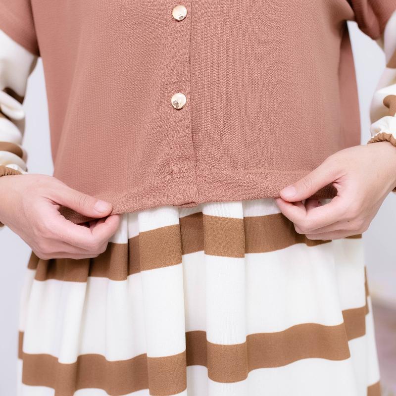 Product Introduction of Tania Dress Gamis Salur Knit Gamis Murah Gamis Daily Gamis Busui Terbaru 15