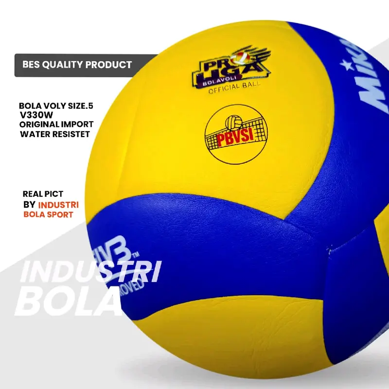 Bola Voli Volly Voly press V330W Pro Liga bahan PU ORIGINAL Import Super soft touch size 5 Kualitas Turnamen Olahraga Outdoor free Pompa Pentilasi Dan Jaring Bisa COD Ball Volley 2