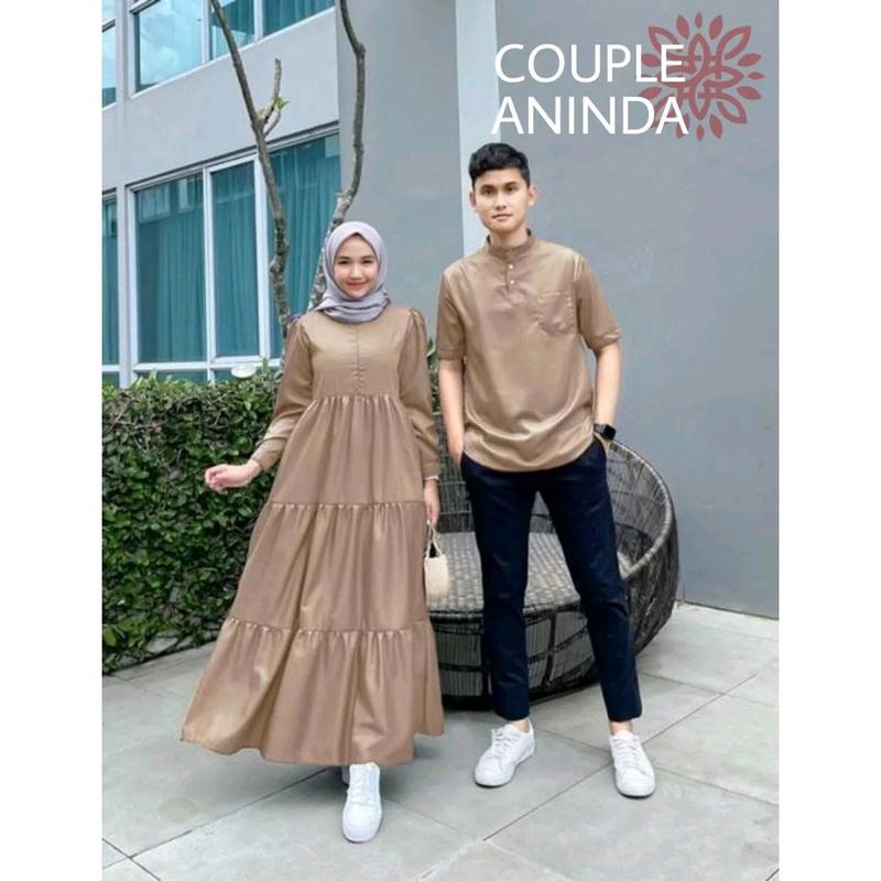 (BEST SELLER) ANINDA COUPLE MUSLIM SUPER JUMBO/BAJU COUPLE LEBARAN/BISA COD/BISA REQUEST UKURAN//BISA COD SELURUH PASANGAN INDONESIA 2