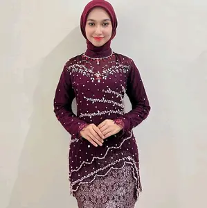 kebaya chantily full payet Mewah