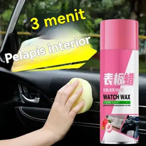 Lilin renovasi interior mobil, satu semprot segar, lilin perawatan panel interior mobil, lilin perawatan dasbor konsol mobil, perawatan dan mempercerahkan jok kulit, pembersih dan pelindung dua dalam satu