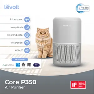 Levoit Core P350 Pet Care Air Purifier True HEPA H13 Filter Original Karbon