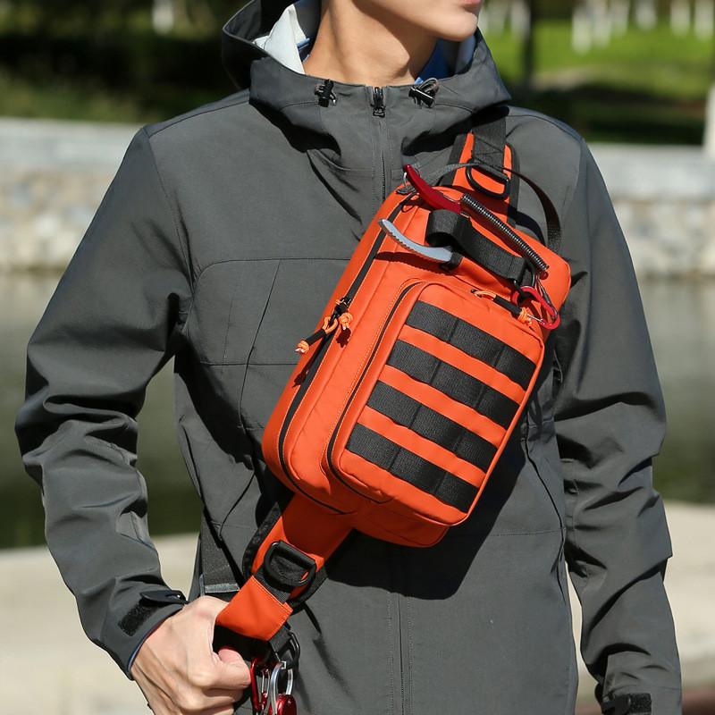 New Outdoor Travel Sports Waist Bag Men's Multifunctional Waterproof Travel Micro Bag Shoulder Messe 1