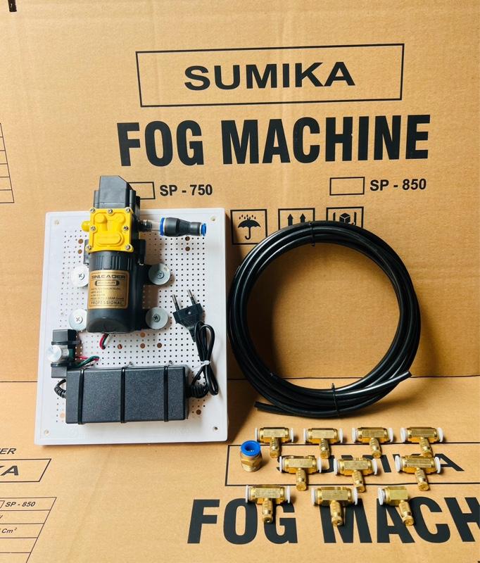 Product Introduction of Combo máy phun sương 12v bơm đơn Giá rẻ từ 5-15 béc phun 18