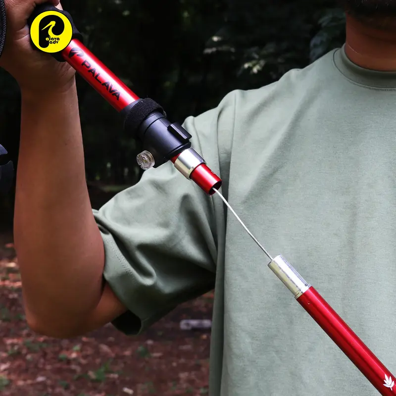 STICK Tongkat lipat patah Hiking Trekking 110 cm Foldable 30 cm palava adv 2
