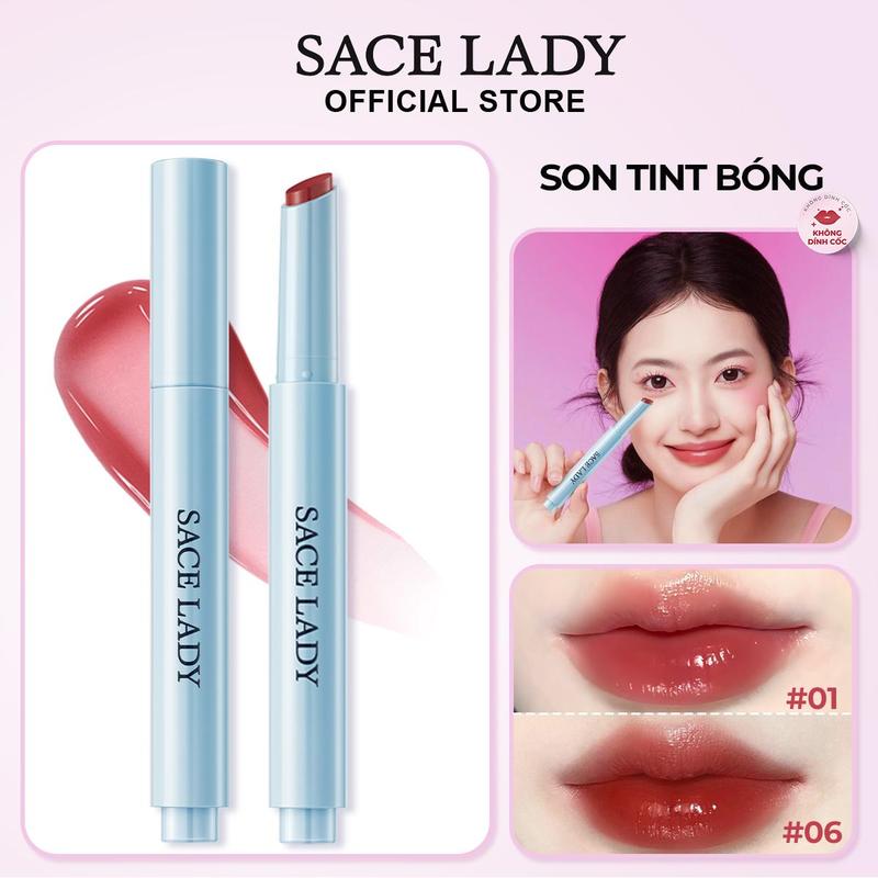 [LIVE 1] Son Tint Bóng SACE LADY Dưỡng Ẩm Hiệu Ứng Căng Bóng Giúp Đôi Môi Rạng Rỡ Màu Sắc Tự Nhiên
