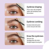 Gambar MUSIC FLOWER 3-in-1 Brow Shaping Super Micro 1.5mm Sharp Anti-Scratch Blade Refilllable 24H Smudgeproof Waterproof Pensil Alis Pisau Cukur - Grey dari Music Flower Indonesia Kota Administrasi Jakarta Barat 4 Tokopedia