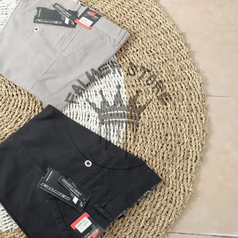 FALMER | Celana Panjang Kanvas Bahan Katun Non Stretch Isi 2 Pcs 3