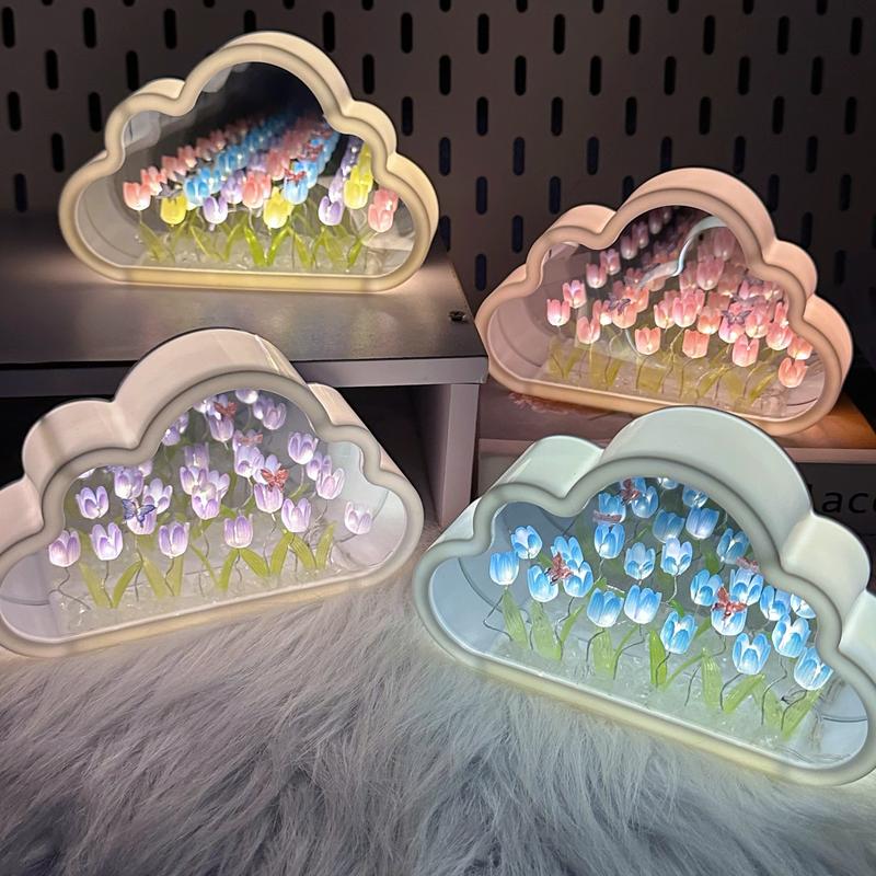  Đèn ngủ Mây hoa Tulip BIỂN HOA  tặng thiệp+sticker+charm bướm  dùng PIN USB 10-20 bông  Túi quà mua thêm  Đèn Decor Đồ Decor Trang Trí Thủ Công DIY - Quà Tặng Sinh Nhật Dịp Lễ Đặc Biệt đènngủ hoatulip đèn trung thu j97 