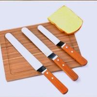 Gambar Bakest wooden handle curve knife cake Spatula Bengkok kue cake import - spatula curve 6" dari Kochindo Kota Tangerang Selatan 2 Tokopedia