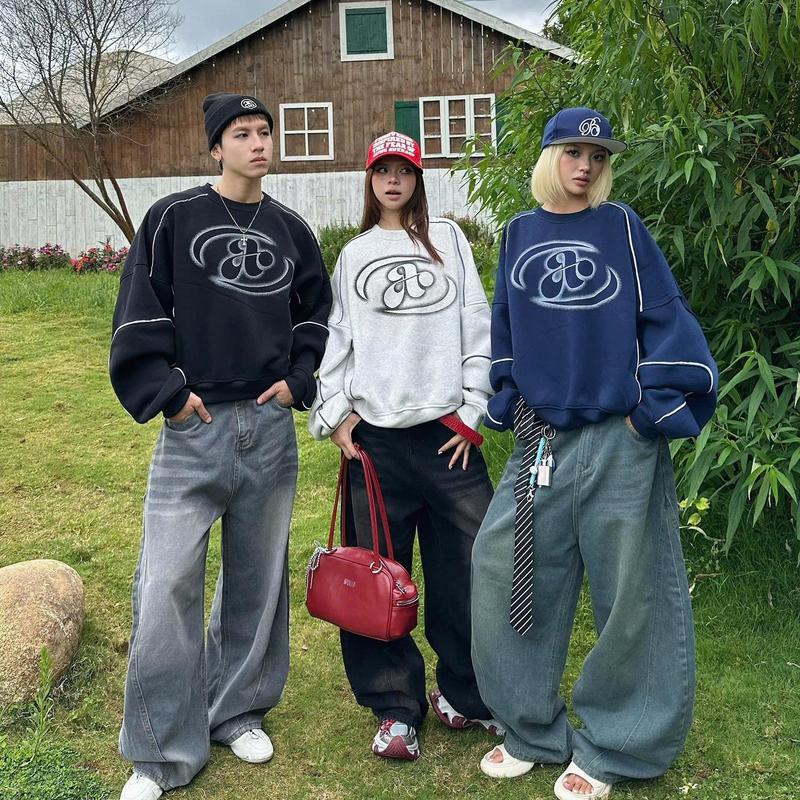 AB HOUSE - Áo sweater form rộng Boxy BILOW thời trang nam nữ