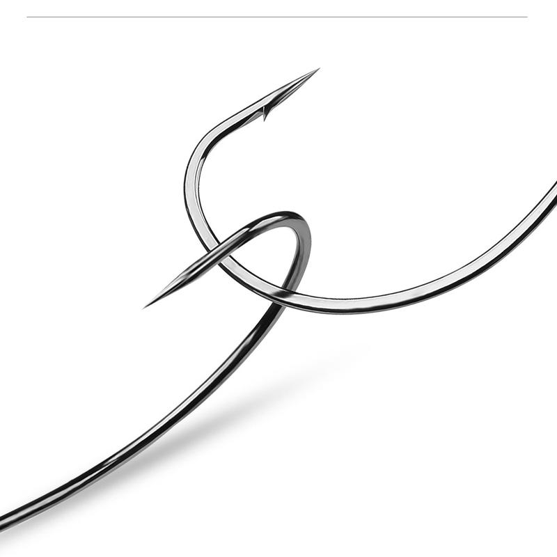Product Introduction of FTK 10pcs/pack High Carbon Steel Fishing Hook Barbed Hook For Loaches Shrimp Insect Hook Fishing Accessories 9