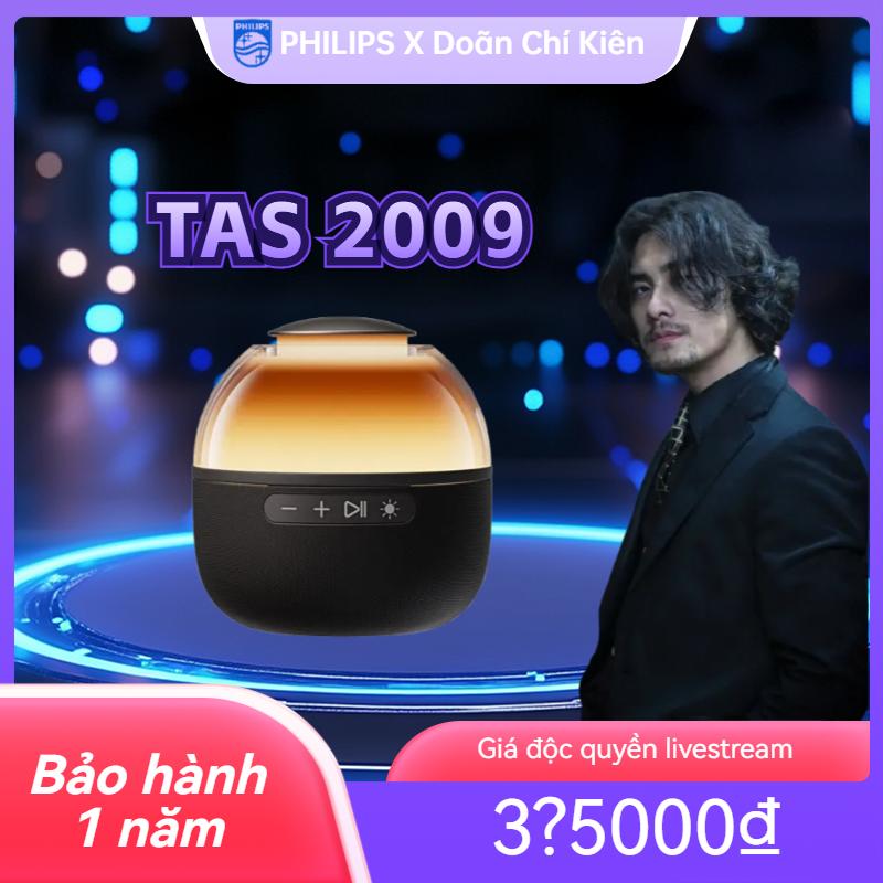 [ĐỘC QUYỀN Doãn Chí Kiên] Philips TAS2009 Loa Bluetooth – Đèn LED RGB 360°, Âm Thanh 3W, Pin 8H, Tự Kết Nối, Nhỏ Gọn