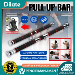 DILATE Pull Up Bar Pintu Dinding Alat Fitness Gym Chin Up Bar Tanpa Bor Portable