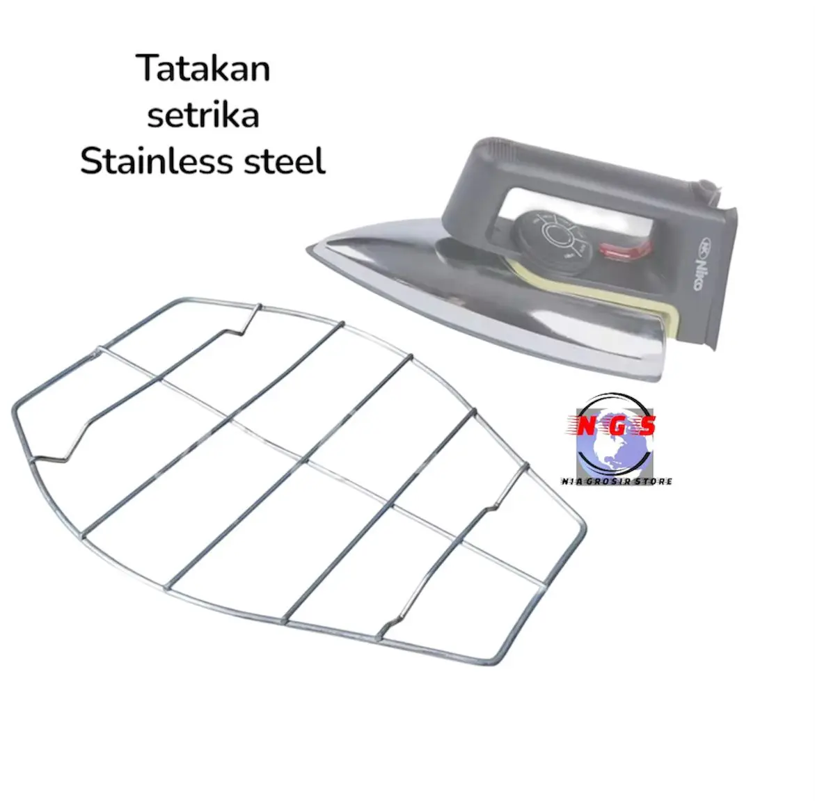 Tatakan Panas Alas Setrika Stainless / Alas Setrika