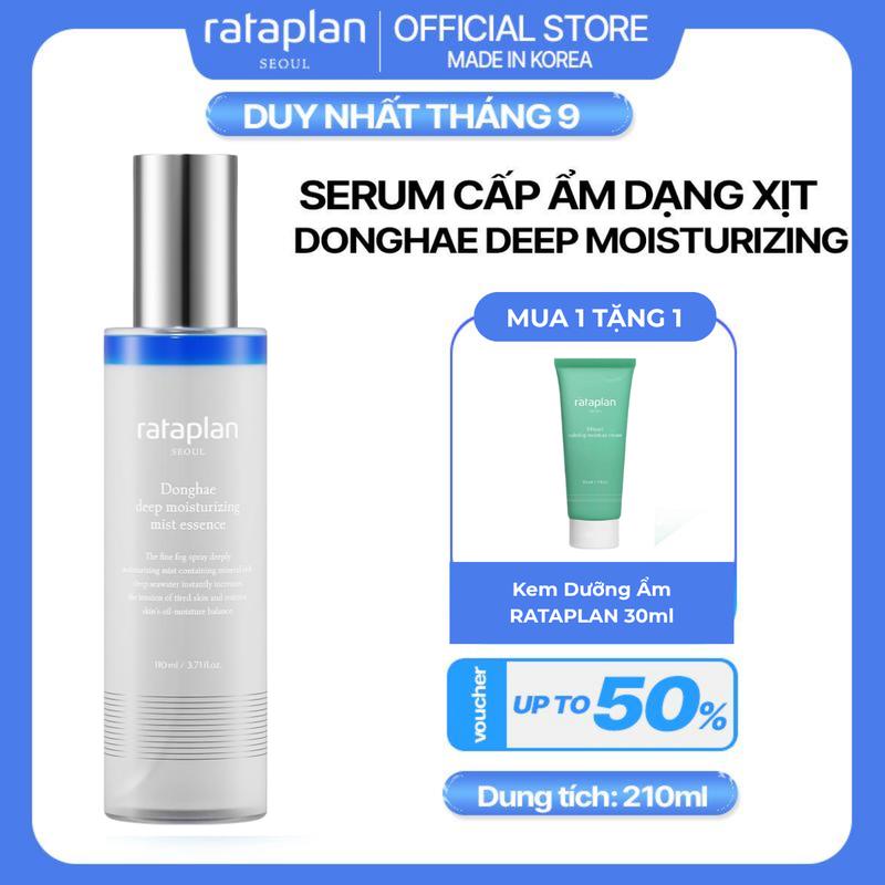 Serum xịt cấp ẩm Rataplan Donghae mist essence Hàn Quốc, làm sáng, dịu da tức…