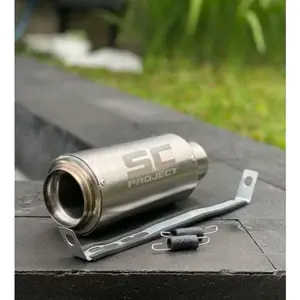 SLINCER SLENSER SILINCER KNALPOT RACING SC PROJECT SUARA BASS GAHAR INLET 50MM UNTUK VIXION NINJA R15 SONIC FU MX VARIO NMAX BYSON DLL Motorcycle