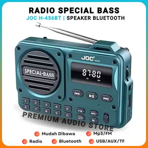 Radio Bluetooth Portable Special Bass Support FM USB JOC H-456BT Radio Mini SPeaker Bluetooth