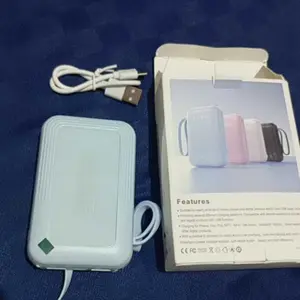 120W Powerbank 50000mAh Mini 4 kabel bawaan Cable Fast Charging Lightweight Universal bank daya seluler LED Display