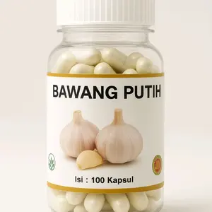 Kapsul Bawang Putih Premium 100 Kapsul