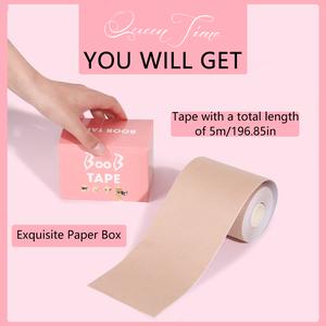 Boob Tape Boobtape for Breast Lift | Includes Nipple Covers | Body Tape for Push up & Shape | Works Great with Sticky Bra Backless Bra or Strapless Bra | Waterproof Sweat-Proof