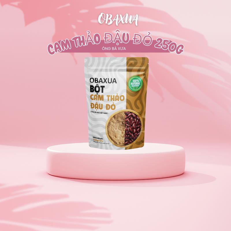  Bột Cam Thảo Đậu Đỏ   75g 250g   Obaxua - Dưỡng da Body mịn màng 