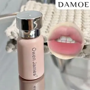 OWEN JAMES Light Powder Cream Lip Mud Matte Velvet Long Lasting Lipcream Lipstick Bibir Gloss Kering Merah