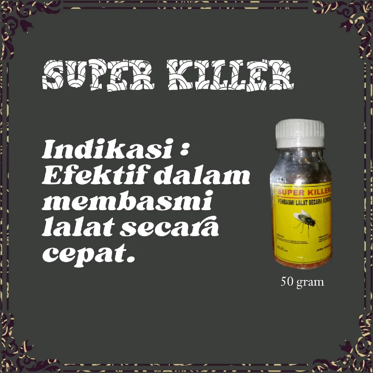 Obat Lalat, Racun Lalat  AMPUH