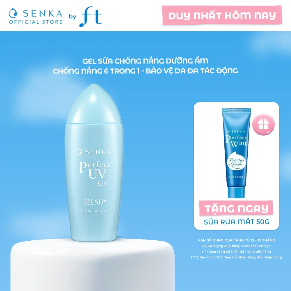 Gel sữa chống nắng dưỡng ẩm SENKA PERFECT UV GEL A 80ML