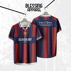 Blessing Apparel Jersey Barcelona Fantasy Full printing bahan milano tebal