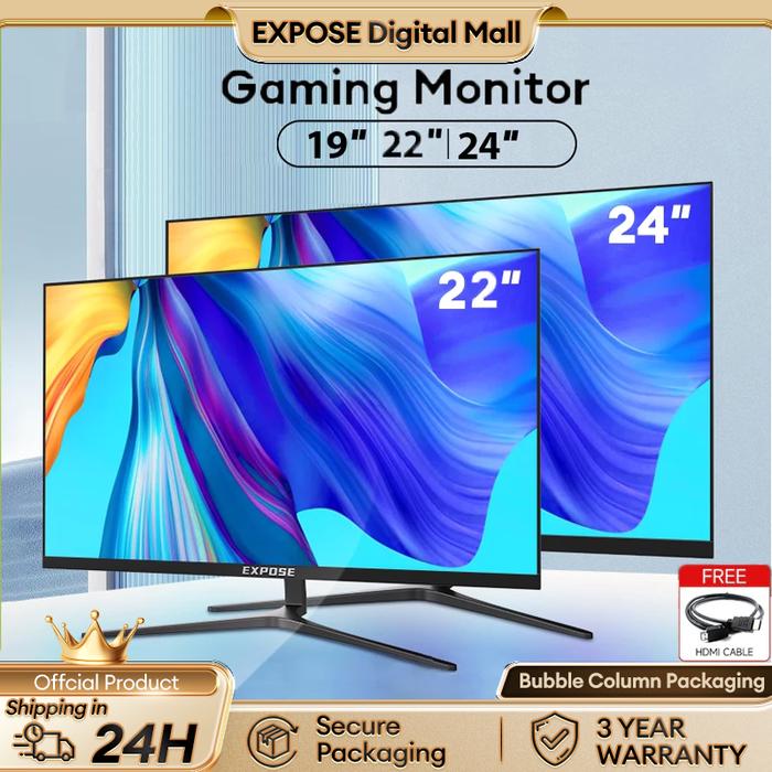 Promo Monitor 19/22/24/ nch – Gaming PC Monitor, 1ms Response, Refresh ...