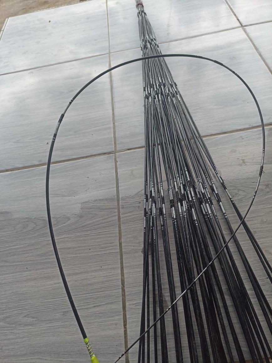 joran pancing fiber lentur set komplit