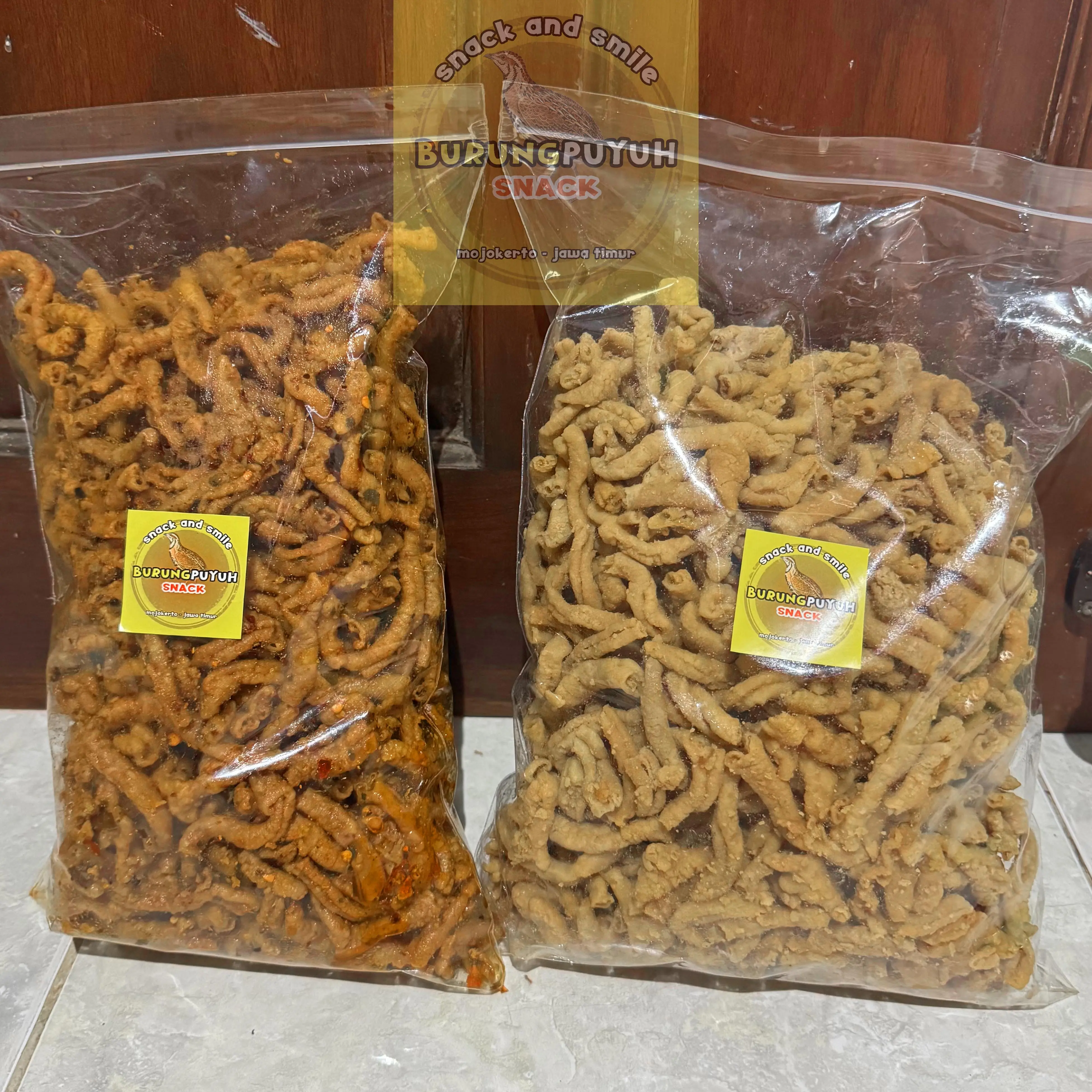 PROMO BUY 1 GET 2 PEDAS 500GRAM + ORIGINAL 500GRAM KRIPIK USUS CRISPY KRISPI / KERIPIK USUS BURUNGPUYUH SNACK FOOD PREMIUM JAYA MAKMUR 2 DOYOK SNACK