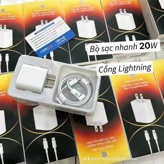 Bộ sạc iPhone sạc nhanh 25 C TO LIGHTNING