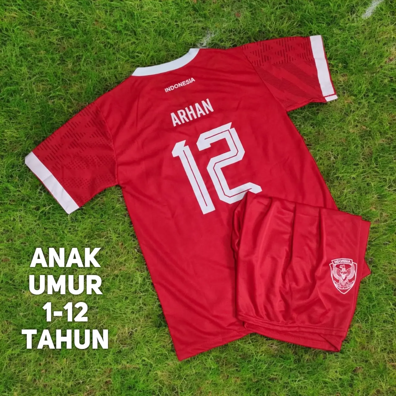 KAOS BOLA KIDS TIMNAS INDO MERAH