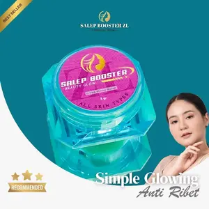 Salep Booster ZL Original Salep Flek Hitam Wajah Bopeng Moisturizer Pelembab Pencerah Vitamin Simple Glowing Anti Ribet