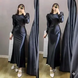Elora Dress silk satin premium dress terbaru baju fashion wanita kondangan