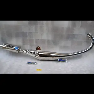 knalpot standar racing satria hiu/lumba full crom ORIGINAL RAC RACING EXHAUST